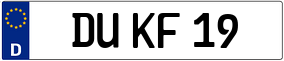 Truck License Plate